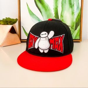 ❤️Red and Black Baymax SnapBack Hat🖤